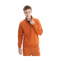 AR-MA Arma Erkek Büyük Beden Yarım Fermuar Dik Yaka Sweatshirt 001