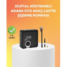 Northcity Çok Fonksiyonlu Akıllı Lastik Şişirme Cihazı - 150 Psı Hızlı Şarjlı Kompresör