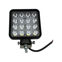 8v-110v Çalışma Lambası 16 X 3w Power Ledli Kare 108 108 28