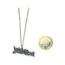 Judas Priest Kolye 60 Cm Zincirli Metal Rock Müzik Grubu Aksesuarı Unisex Çok renkli