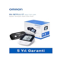 Omron M4 Intelli IT HEM-7155T-EBK Tam Otomatik Üst Koldan Ölçer Tansiyon Aleti