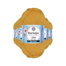 5 Adet Lotus Bikini Büstiyer Bluz Örgü İpi  K318 Koyu Sarı