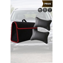 Prius Uyumlu Koltuk Yastığı Bagaj Çantası Siyah Renk Lüks Model