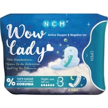 Wow Lady Gece Hijyenik Ped 8'li