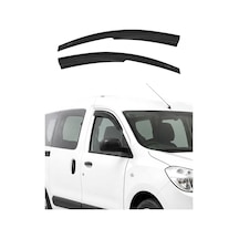 Dacia Dokker 2013-2021 Arası Uyumlu Araca Özel Sport Style Akrilik Cam Rüzgarlığı Koyu Duman 2 Parça