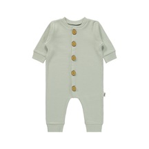 Civil Baby Düz Basic 1-6 Ay Tulum - Gri Açık Gri