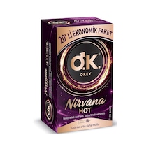 Okey Nirvana Hot Prezervatif 20'li Eko Paket - 6 Adet Tarı