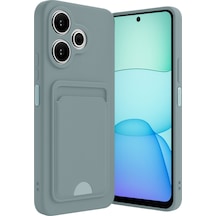 Newface Xiaomi Redmi 13 4g Kılıf Kelvin Kartvizitli Silikon - Açık Yeşil Açık Yeşil