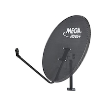Delikli Çanak Anten 85cm Siyah Mega