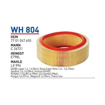 Wh804 Oem 7701047655 Renault Clio Sembol Otomobil Hava Filtre Air Filter