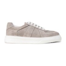 Deery Erkek Hakiki Süet Gri Sneaker Ayakkabı - 02017mgrıp01 Gri