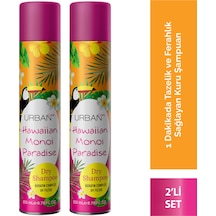 Hawaiian Monoi Hacimlendirici Kuru Şampuan Seti 2x200ml- Vegan - Uv Korumalı