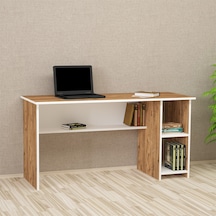 Kalenderdekor1 Kalender Dekor Avel 145 Cm Çalışma Masası Avl02 Beyaz  -  Meşe