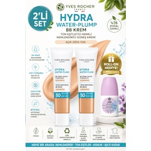 Aydınlık & Tam Koruma: 2'li Spf 50 Bb Krem Açık Orta 40 Ml + Hediye Roll-on Bej