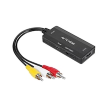 Cr01 Rca Av Anlalogdan Hdmi 1.3 1080p Hdtvye Video Ve Ses Dönüştürücü Adaptör