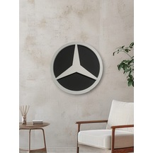Mercedes Logo 50x50 Mercedes Araç Logo Mercedes Marka Logo Mercedes 3d Logo 50 x 50