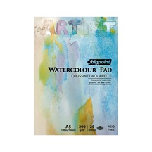 Bigpoint Suluboya Blok 200 Gram A5 - 25 Yaprak Watercolour Pad