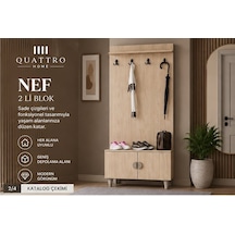 Nef Vestiyer Portmanto Ahşap