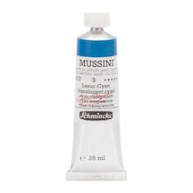 Schmincke Mussini Artist Yağlı Boya 35 ML Seri 3 477 Translucent Cyan