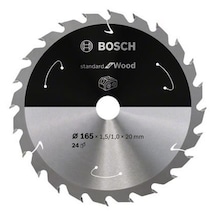Bosch Standard For Wood 165 x 1.5/1 x 20 T24 Ahşap Daire Testere Bıçağı - 2608837685