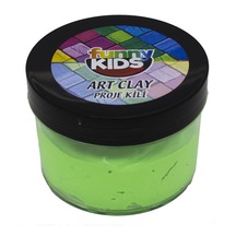 Funny Kids Art Clay Proje Sanat Kili Neon Yeşil 578