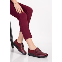 Ortopedik Ayakkabısı Kadın Bordo Dia 003-7
