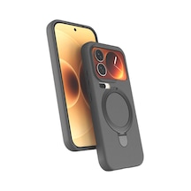Xiaomi Mi 17 Pro Regal Magsafe Standlı Kapak - Titan Gri 0
