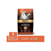 Gold Wings Premium Papağan Yemi 750 Gr X 5