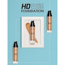 Invisible Cover Hd Hafif Yapılı & Yarı Parlak Bitişli Spf30 Fondöten 0