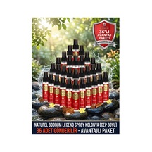 Legend Odunsu Amber Kolonyası 60 Ml Sprey Başlıklı 36'lı Paket 80 Cep Boy Toptan Set
