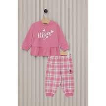 U.S. Polo Assn. Kız Bebek Pembe Takım Usb2139-c-v1 Pembe