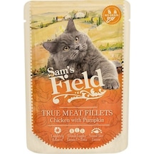 Sam's Field Kedi Pouch Tavuk Fileto & Kabak 85 G