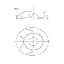Motor Piston Segman Clıo-kng 1.5 Dcı K9k 77.00 1.00 26pim Mahle 120a10282r/ 7701475703/ 7701475898