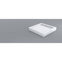 Shower 100x100 Drop Kare Monoblok Duş Teknesi H:12,5 Cm