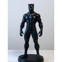 Black Panther Standlı Figür - Kara Panter Dik Duruş Pozu Biblo Marvel Avengers Masaüstü Dekoratif Obje Koleksiyonluk