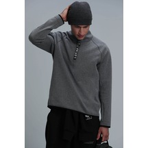 Lufian Erkek Davın Sweatshirt 112030121 Gri