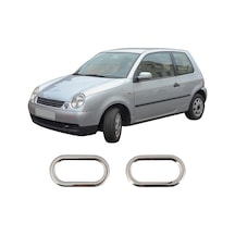 Volkswagen Lupo Uyumlu 1998-2005 Krom Sinyal Çerçevesi 2 Parça Paslanmaz Çelik