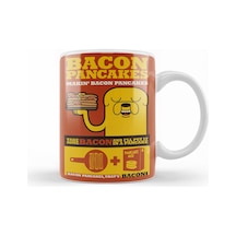 Bacon Pancakes Kupa Bardak Porselen Karışık