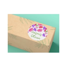 Geçmiş Olsun Stıckerı Yuvarlak Mat Etiket 4 Cm 100 Adet Çok Renkli