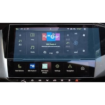 Peugeot 408 10 İnç Ekran Koruyucu Multimedya Şeffaf Nano