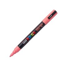 Uni-ball Posca 0.7 Su Bazlı Boyama Markörü Mercan Pembe N Çok Renkli