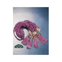 10lu Kristal Vavlı 99luk Tesbih 8mm Hediyelik Tesbih Zikir Tesbihi Set Pembe Altın