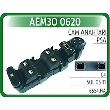 Aem Cam Anahtarı C4 Sol 05-11 Aem30 0620 6554ha