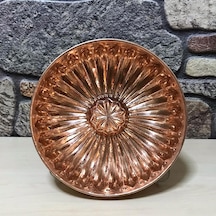 Dilimli Bakır Hamam Tası Bakır