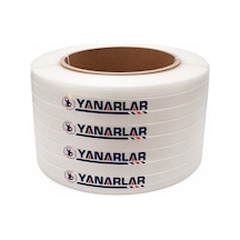 Beyaz Kompozit Çember 19 Mm X 600 Metre Güçlü Dayanıklı Paketleme Ve Palet Bağlama Çemberi