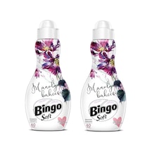 Bingo Soft Konsantre Çamaşır Yumuşatıcısı Manolya Bahçesi 2 x 1440 ML