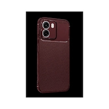 Oppo Oppo A6t 5g Auto Focus Karbon Kapak - Bordo