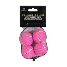 Hyper Pet 4lü Pembe Tenis Topu Küçük Boy 4,5 Cm 261-50011.01