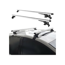 Peugeot 206+ 5d 2009-2012 Oluksuz Tip Ara Atkı Tavan Barı Portbagaj Bağlantı Ayakları - Gri Set