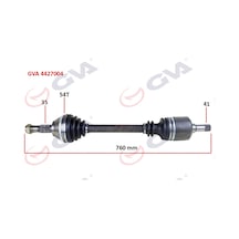 Gva Komple Aks Sol Ducato-boxer-jumper 2.5 D 94-02 18q Abs Li 54diş 762mm Gva 4427004 3272.9k 3272.v5 3272.j7 1487937088